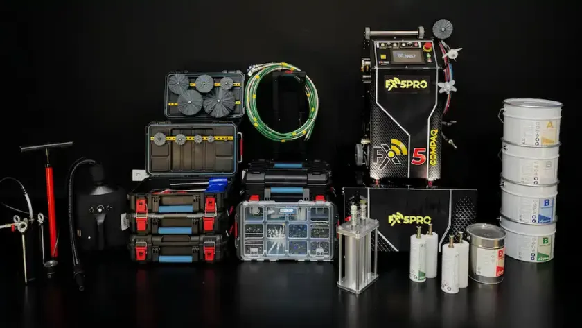 open trenchless pipe lining system